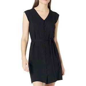 Goodthreads Fluid Tulip Sleeve Tie-Waist Dress